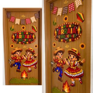 PAINEL DE PORTA - FESTA JUNINA